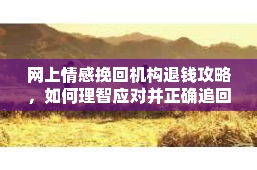 网上情感挽回机构退钱攻略，如何理智应对并正确追回损失？