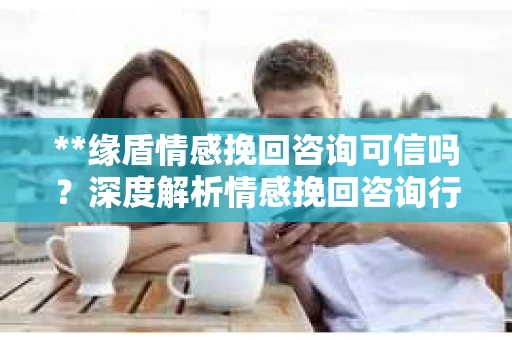 **缘盾情感挽回咨询可信吗？深度解析情感挽回咨询行业的真实面貌**