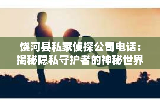 饶河县私家侦探公司电话：揭秘隐私守护者的神秘世界