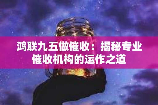 鸿联九五做催收：揭秘专业催收机构的运作之道
