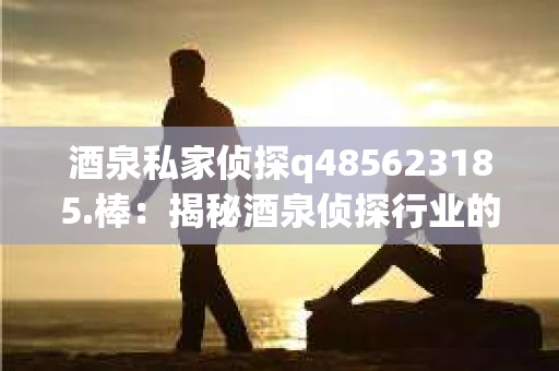 酒泉私家侦探q485623185.棒：揭秘酒泉侦探行业的秘密角落