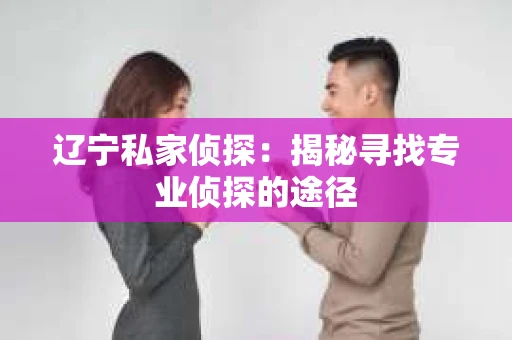 辽宁私家侦探：揭秘寻找专业侦探的途径
