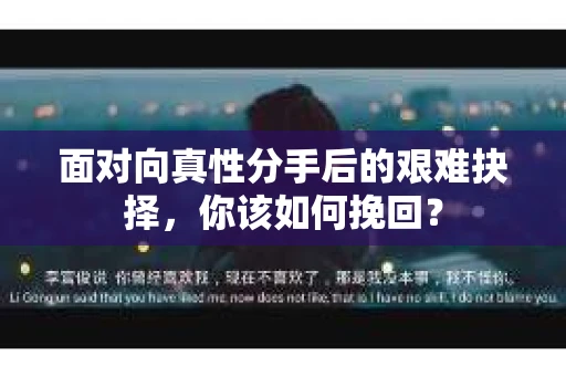 面对向真性分手后的艰难抉择，你该如何挽回？