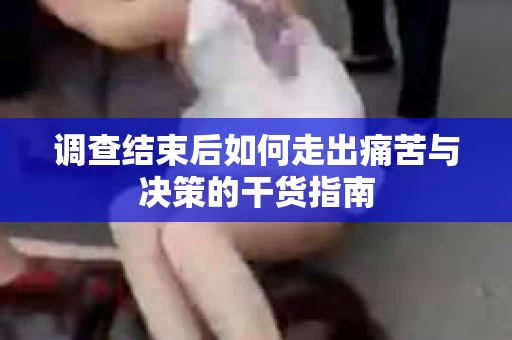 调查结束后如何走出痛苦与决策的干货指南