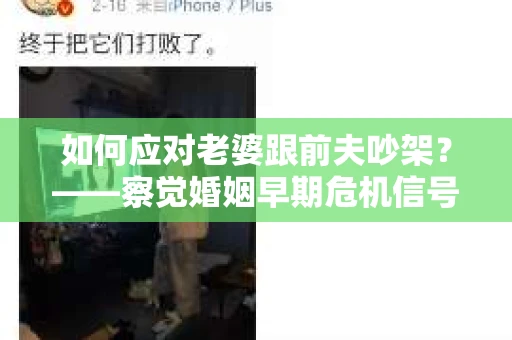如何应对老婆跟前夫吵架？——察觉婚姻早期危机信号的干货指南